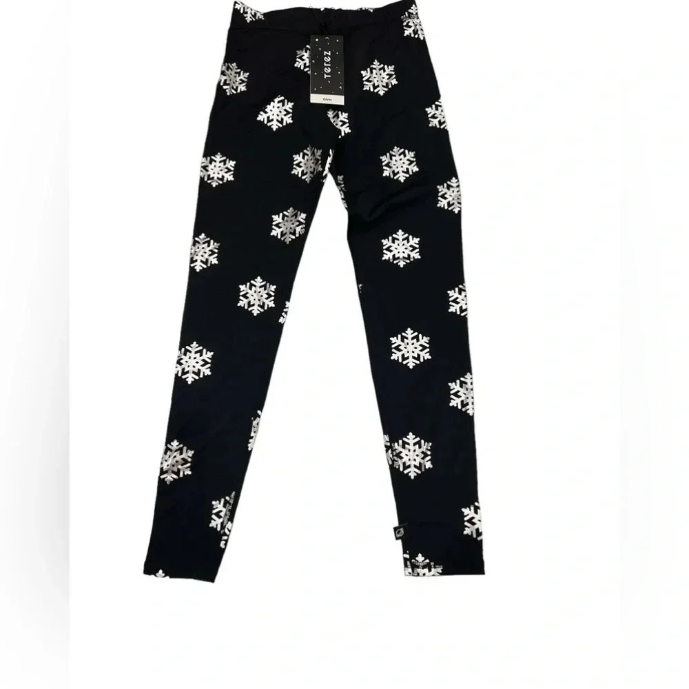 NWT Terez Girls Foil Printed Leggings